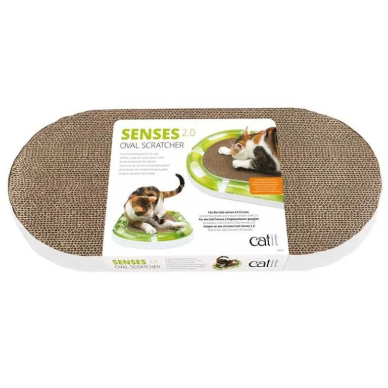 Catit Rasguñador Ovalado Carton Para Gato