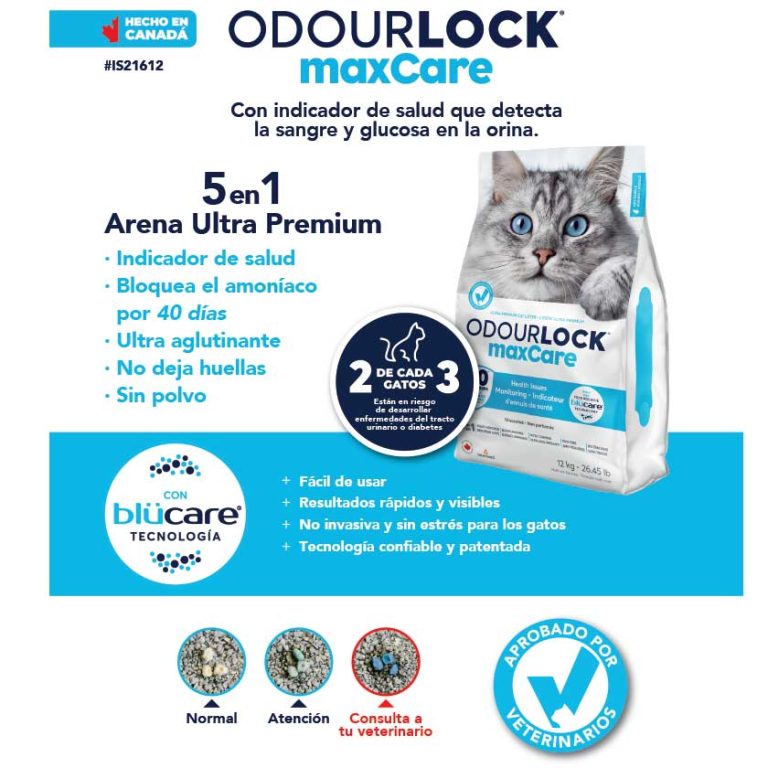 Odour Lock - Arena Sanitaria MaxCare con Blue Care 12 kg - Imagen 2