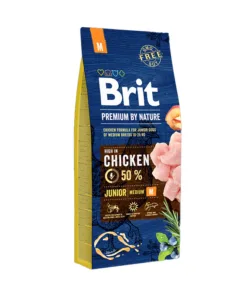 Brit Premium By Nature Junior Medium 15 kg