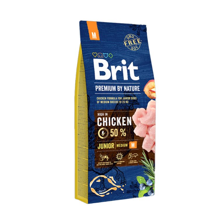 Brit Premium By Nature Junior Medium 15 kg