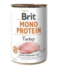 Brit Care – Alimento Humedo Mono Proteico Turkey 400 gr