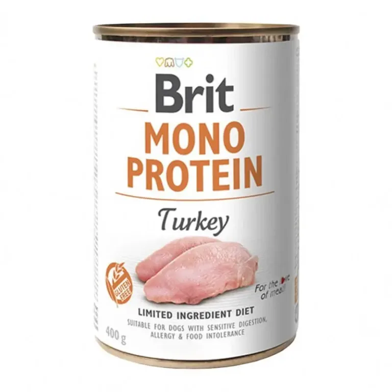 Brit Care – Alimento Humedo Mono Proteico Turkey 400 gr