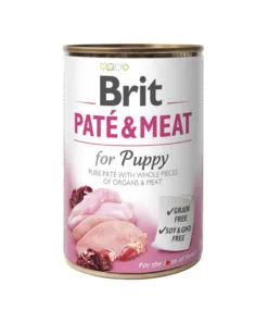 Brit Care - Alimento Humedo Pate Chicken and Turkey Cachorro 400 gr