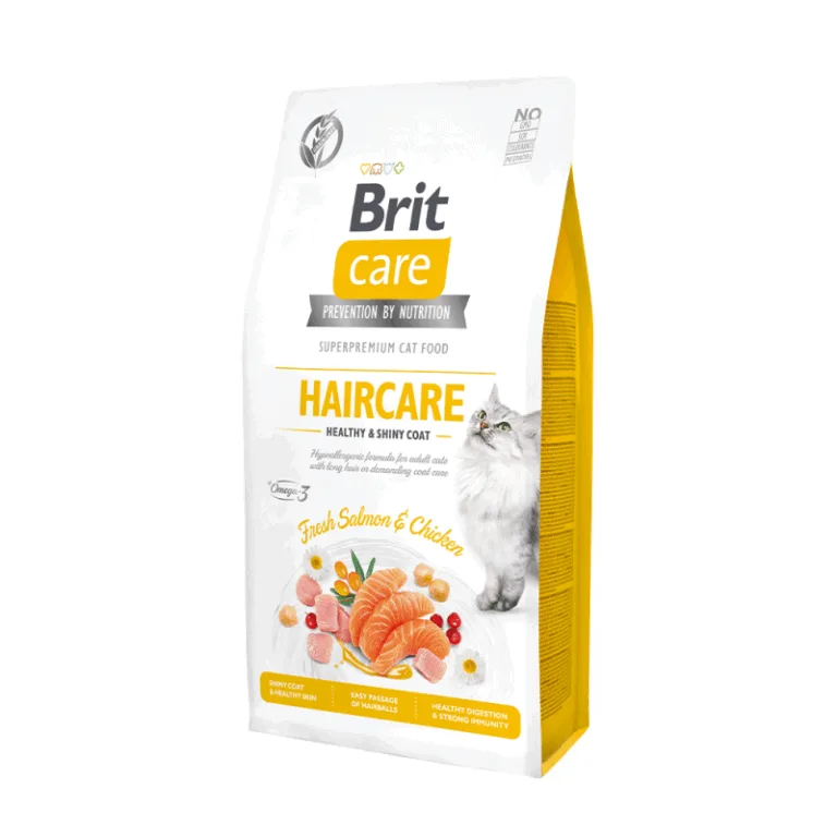 Brit Care – Gato Grain Free Haircare Healthy & Shiny Coat 2 kg