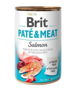 Brit Care – Alimento Humedo Pate Salmon 400 gr