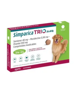 Simparica Trio 20 a 40 kg - 1 Comprimido