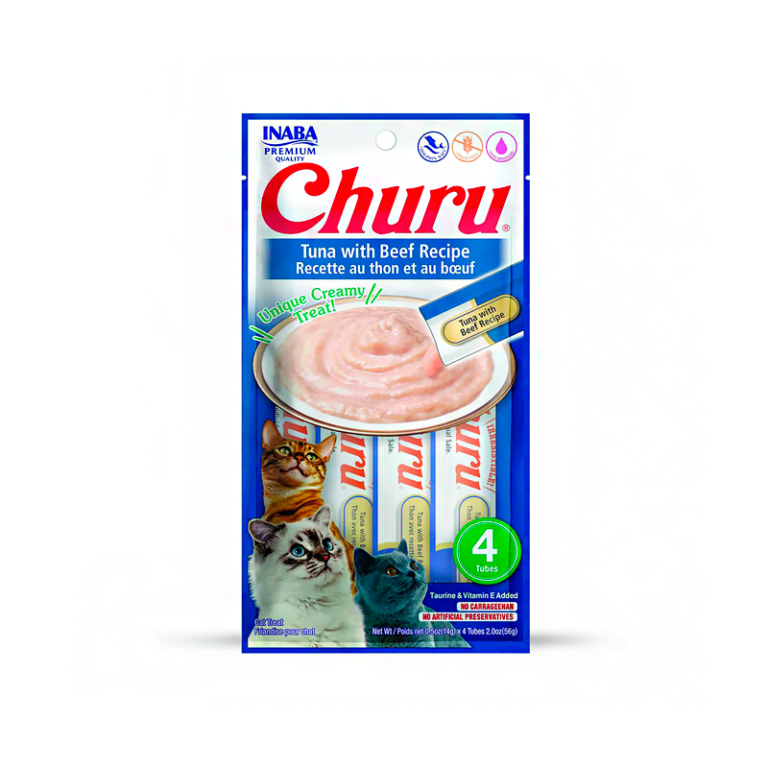 Inaba CHURU Atun con Carne 56 gr