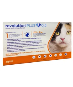 Revolution Plus 0.5 ml para gato (2.5 a 5 Kg)