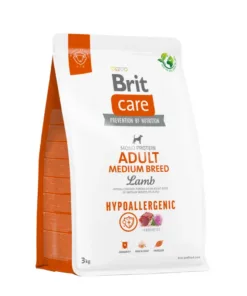 Brit Care Dog Hypoallergenic Cordero Adulto Razas Medianas 3 k