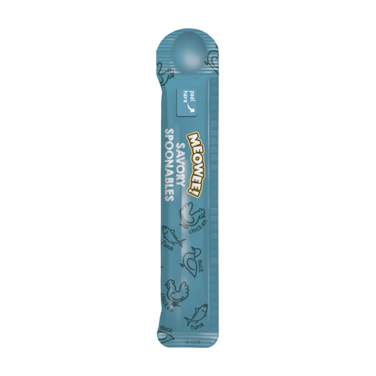 Meowee Spoon - Atun ,Pollo y Pato 4 tubos 56 gr - Imagen 2