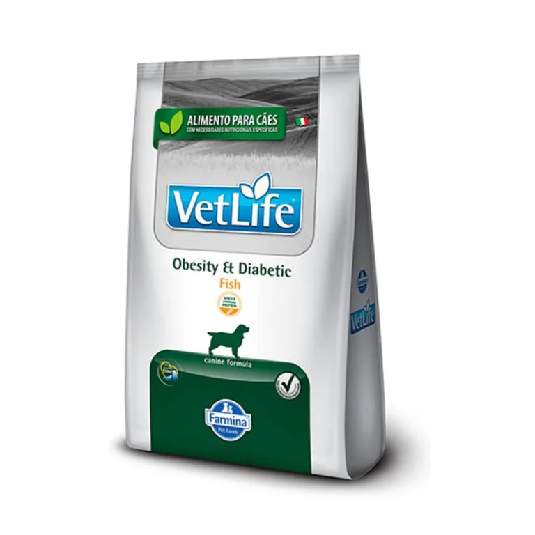 Vet Life - Obesity & Diabetic Pescado Perro Adulto 10,1 kg