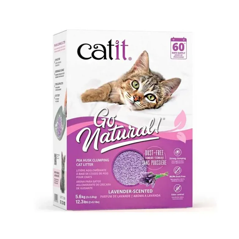 Catit - Go Natural Arena Biodegradable Lavanda 5,6 kg