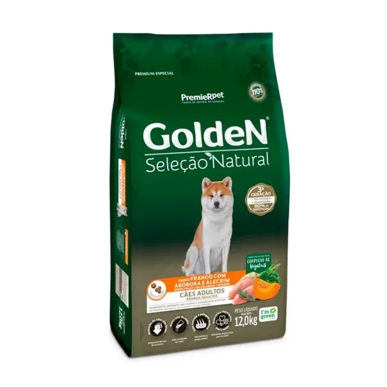 Golden Selec Natural  Perro Adulto Calabaza 12kg