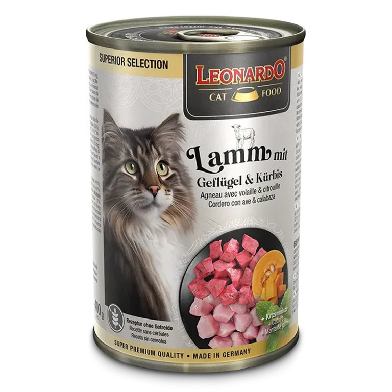 Leonardo Lata Superior Selection Cordero con Ave y Calabaza 400 g