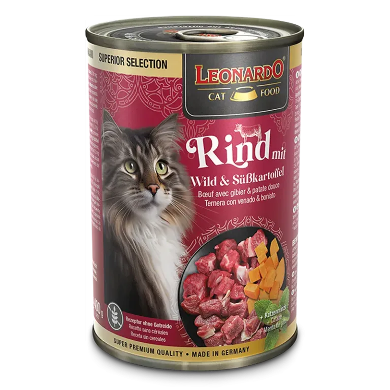 Leonardo Lata Superior Selection Ternera con Venado y Boniato 400 g
