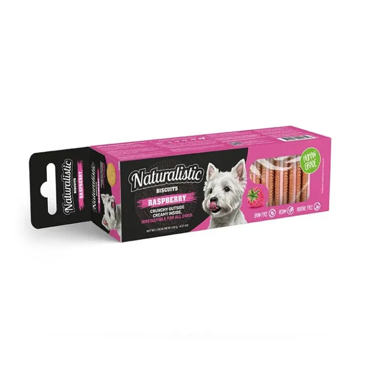 Naturalistic Galletas Crema de Frambuesa 120 Gr