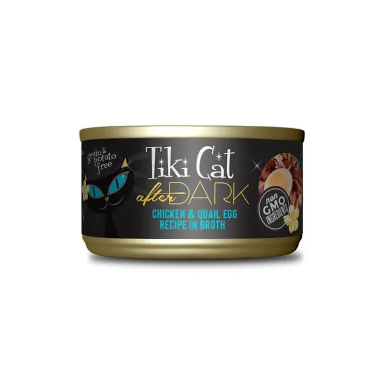 Tiki cat after dark pollo y huevo de codorniz 80GR