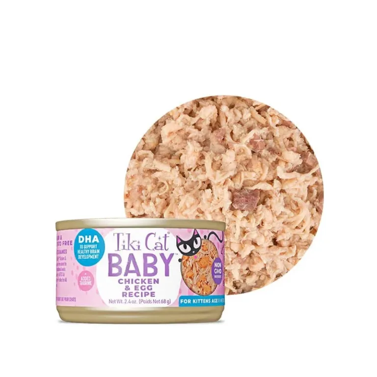 Tiki Cat Lata Whole Foods Pollo y Huevos para Gatitos 70 g - Imagen 2