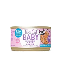 Tiki Cat Lata Whole Foods Pollo y Huevos para Gatitos 70 g