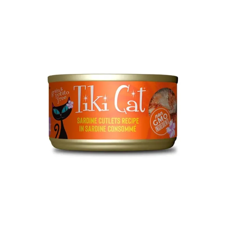 Tiki cat tahitian grill alimento húmedo para gatos de sardina 80GR