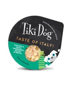 Tiki dog  sabor de italia! pasta carbonara de pollo 85GR