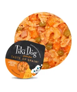 Alternative view of Tiki dog  sabor de españa! paella de pollo y camarón 85GR