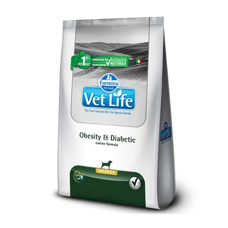 Vet Life Obesidad y Diabetes perro razas pequeñas 2kg