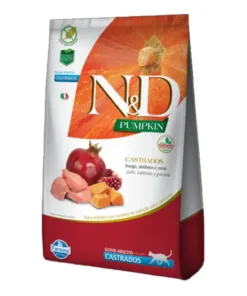 N&D Calabaza Pollo Gato Adulto Castrado 7.5KG
