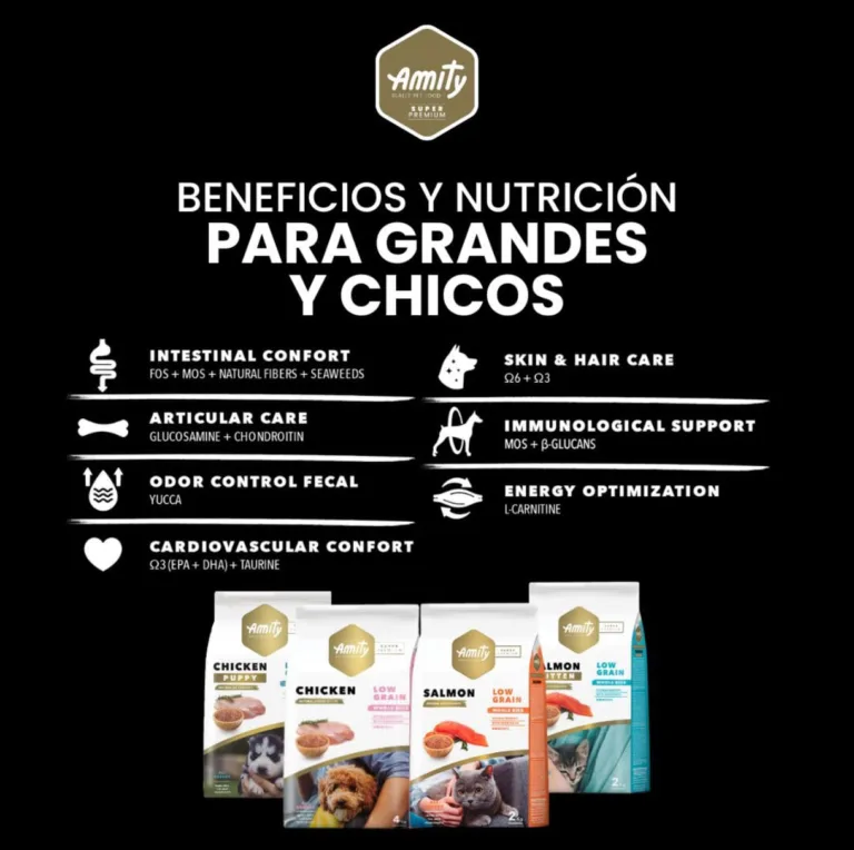Amity Premium Perro Adulto - Salmón y Arroz 15 kg - Imagen 2