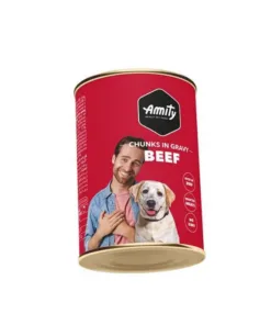 Amity Premium Lata Chunks in Gravy Vacuno para Perros 415 g