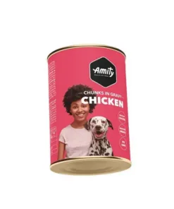 Amity Premium Lata Chunks in Gravy Pollo para Perros 415 g